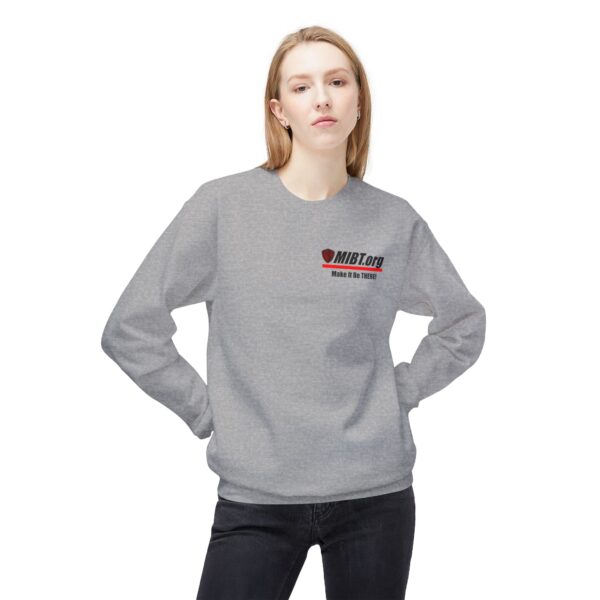 Unisex Fleece Crewneck Sweatshirt | MIBT | Make It Be There! - Image 29