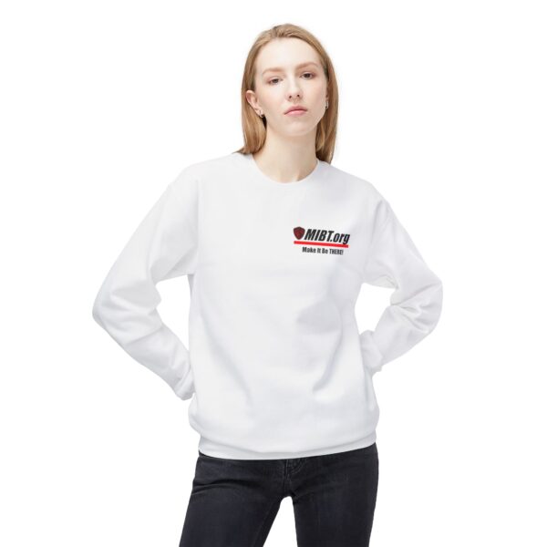 Unisex Fleece Crewneck Sweatshirt | MIBT | Make It Be There! - Image 4