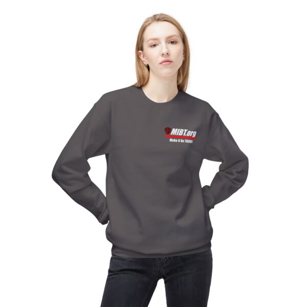 Unisex Fleece Crewneck Sweatshirt | MIBT | Make It Be There! - Image 9