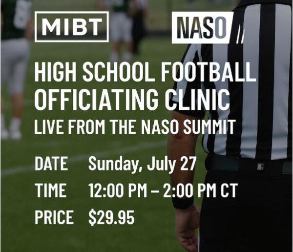 High School Football Officiating Clinic, Live from the NASO Summit