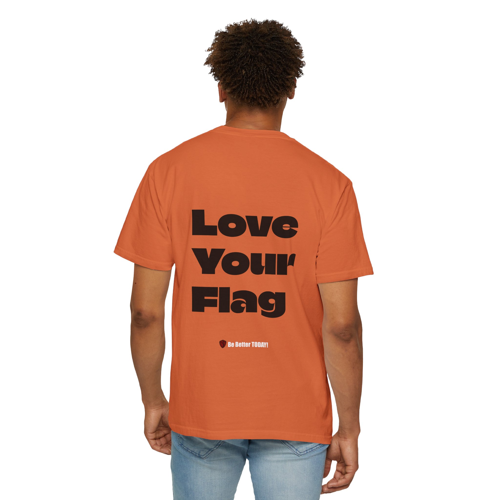 Love Your Flag Garment-Dyed T-shirt | MIBT | Make It Be There! - Image 9