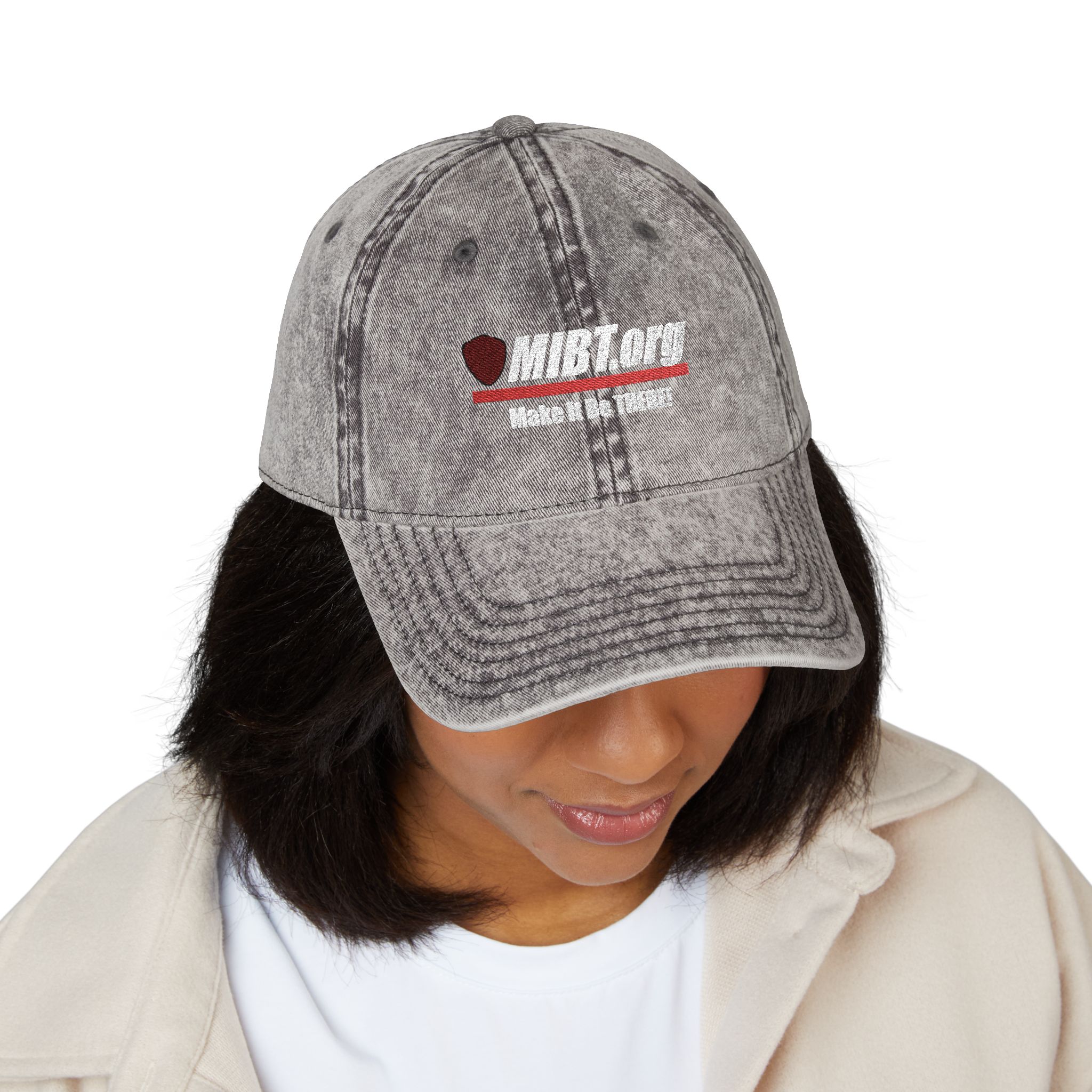 Vintage Embroidered Cap | MIBT | Make It Be There! - Image 4